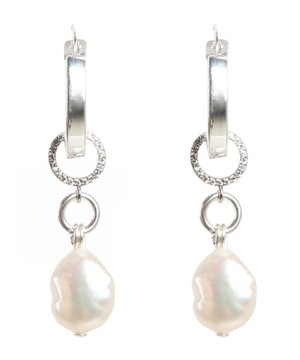 Pearl embellished earrings
