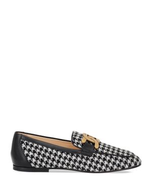 ''Houndstooth'' ornamentli loafer