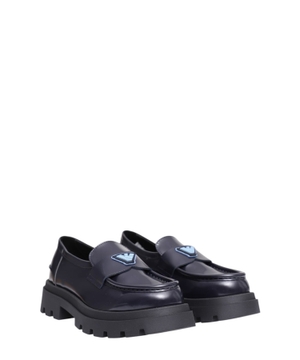 Logo detail loafers