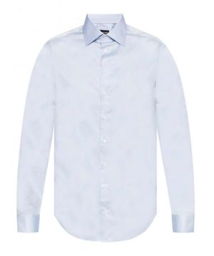 Straight-fit classic cotton shirt