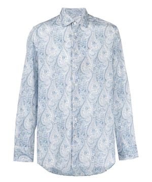 Paisley print cotton shirt