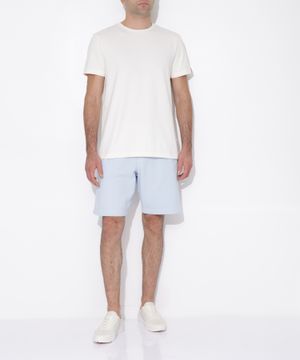 Knee length cotton shorts