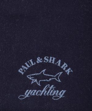 Logo print wool scarf