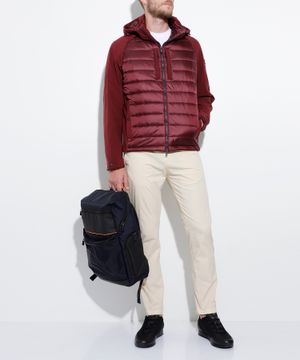 Hooded quilted jacket