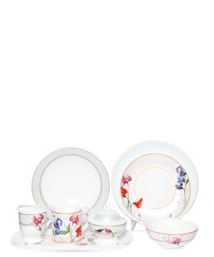 Floral printed tableware set