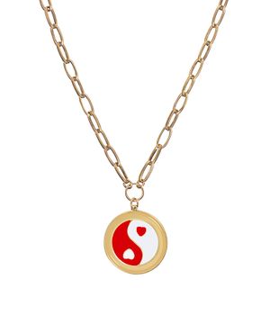 Ожерелье Gold Red Yin Yang