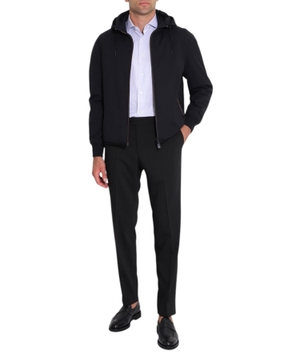 Hooded down jacket