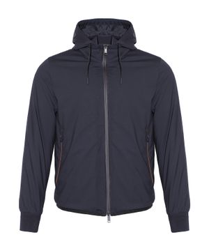 Hooded down jacket