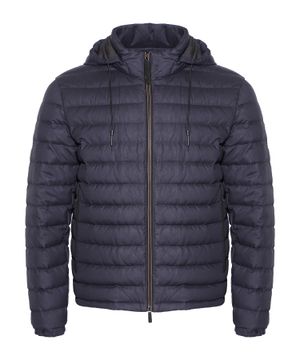 Hooded down jacket