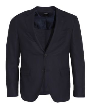 Straight-fit two button fastening blazer