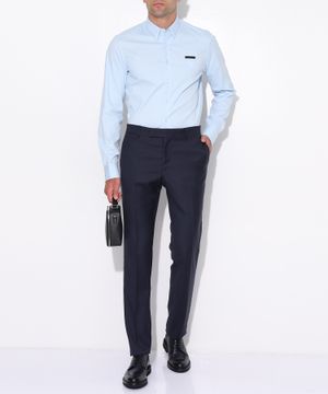 Straight-fit classic trousers