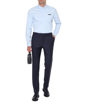 Straight-fit classic trousers