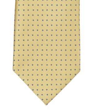 Patterned silk tie