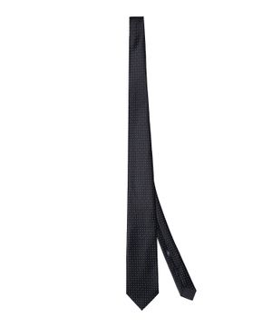 Шелковый галстук в горошек