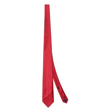 Шелковый галстук в горошек