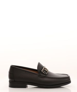 Loafers with Gancini buckle