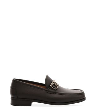 Loafers with Gancini buckle