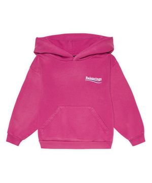 Logo printed back hoodie