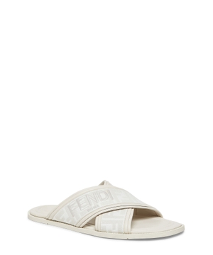 FF-logo print sandals