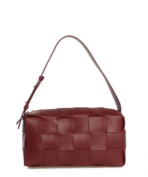 Checkered shoulder bag