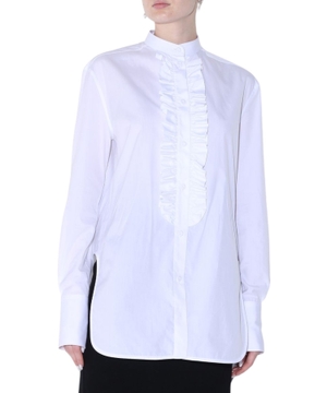 Ruffle neck shirt
