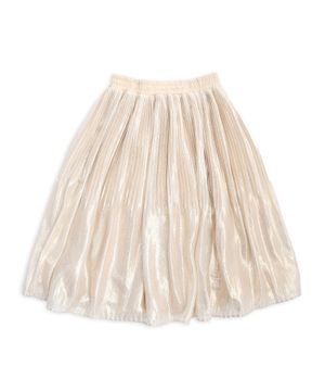 Flared pleated skirt