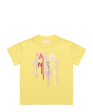 Qrafik printli pambıq t-shirt