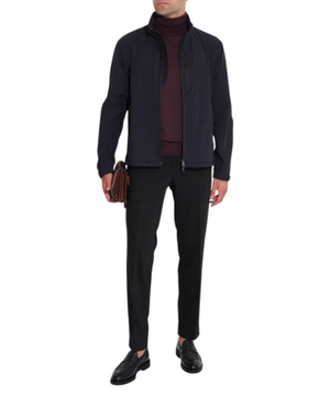 Cashmere and silk turtleneck sweater