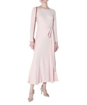 Boatneck midi dress