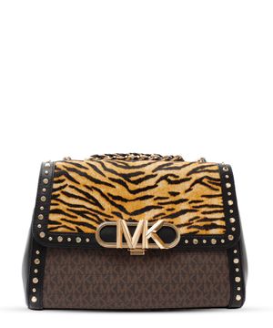 Parker Medium Animal Print Calf Hair Shoulder Bag