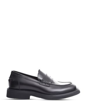 Leather loafers