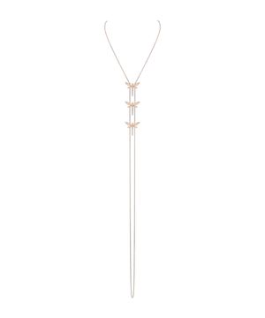 Long Three Dragonfly necklace