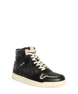 High top sneaker in signature canvas