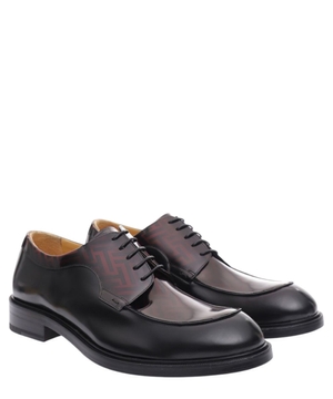 Leather derby shoes