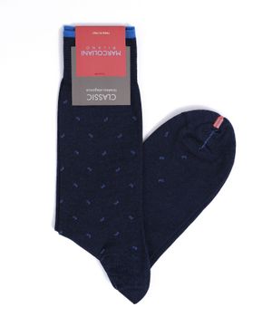 Socks with micro-paisley print