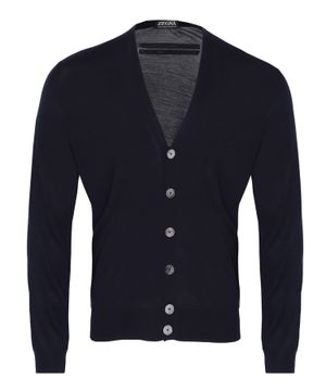 V-neck cardigan