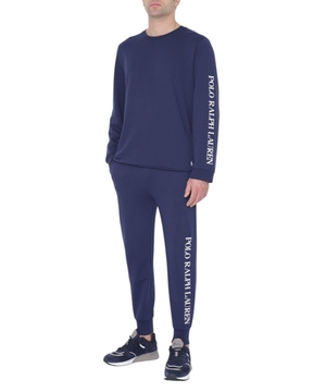 Straight fit track pants with elasticated waist