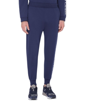 Straight fit track pants with elasticated waist