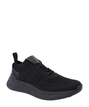 Mesh-trim sneakers