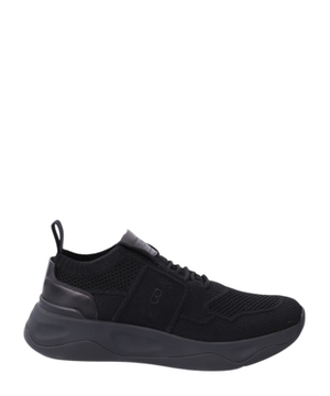 Mesh-trim sneakers