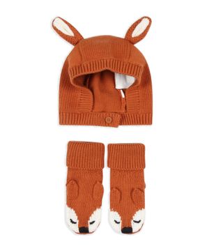 Knitted hat and socks set