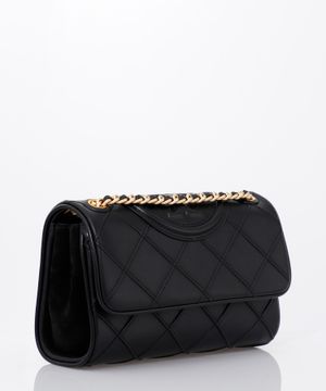 Quilted leather shoulder bag