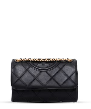 Quilted leather shoulder bag