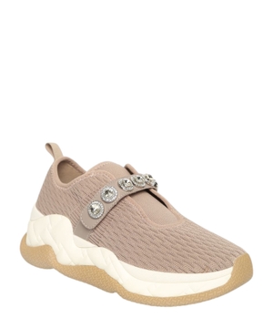 Crystal embellished sneakers