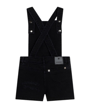 Sleeveless short dungarees