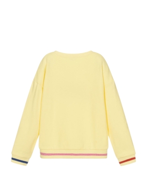 Logo applique sweatshirt