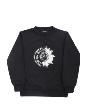 Logo patch sweatshirt