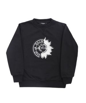 Logo patch sweatshirt