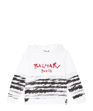 Logo print hoodie
