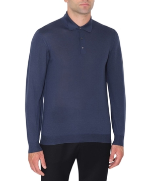 Three button collar polo